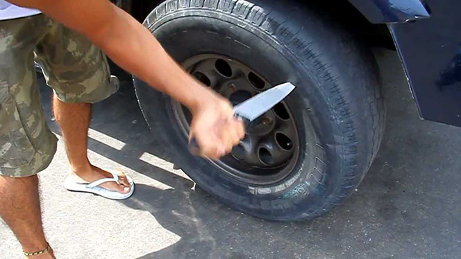 Asi dañan tus llantas en algunos montallantas