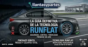 Todo lo que debes saber sobre las llantas Runflat (Guía Completa)