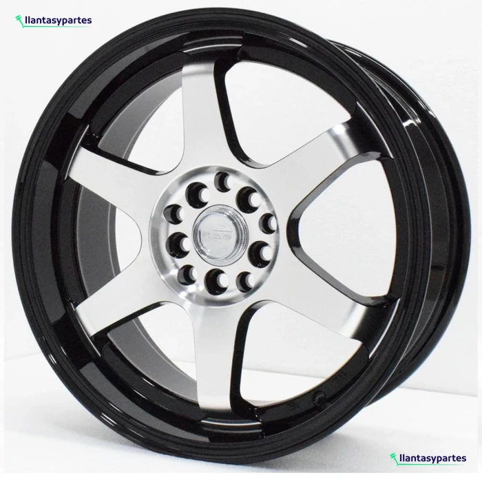 Velante Wheels Rin 601 Negro con cara diamantada