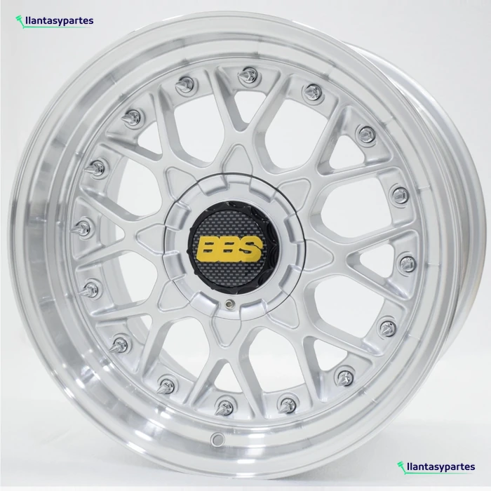 Velante Wheels Rin 1286 Plateado con pestaña diamantada y remaches cromados