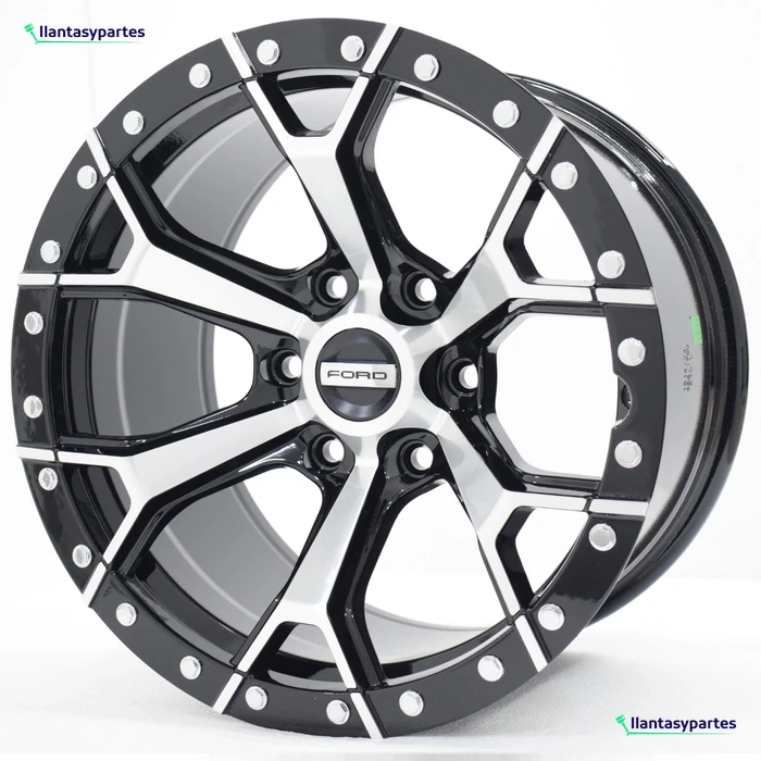 Velante Wheels Rin 666 Negro con cara diamantada