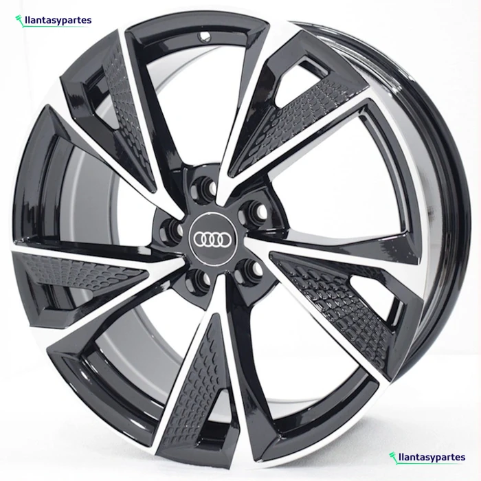 Velante Wheels Rin FBX008B-8 Negro con cara diamantada