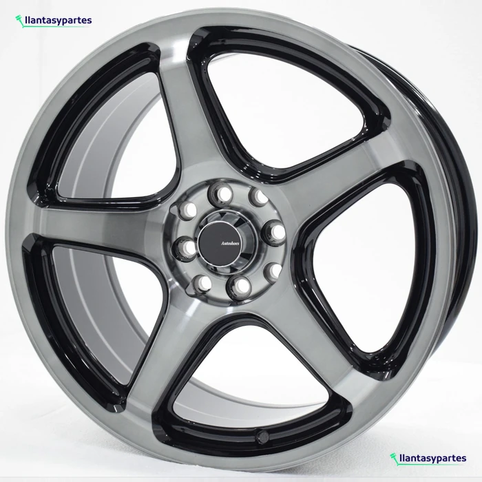 Rines de Lujo Velante Wheels Rin AS3 Negro con cara gris metalizada - 2