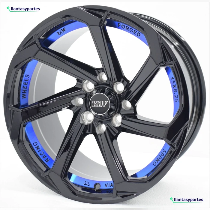 Velante Wheels Rin 5038 Negro con fondo azul