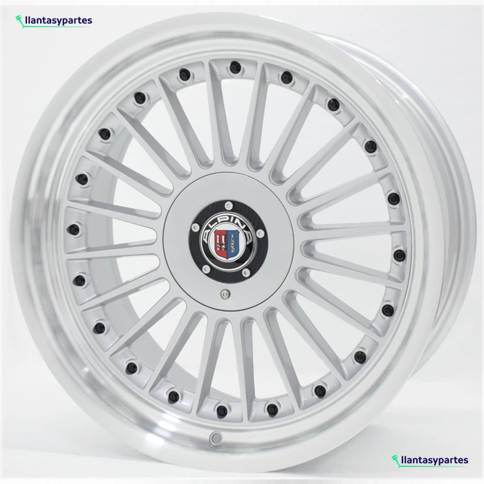 Rines de Lujo Velante Wheels Rin 8670 Plateado con pestaña pulida y remaches negros - 2