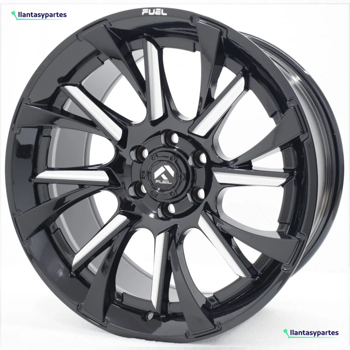 Rines de Lujo Velante Wheels Rin FF91 Negro con fresado plateado - 4