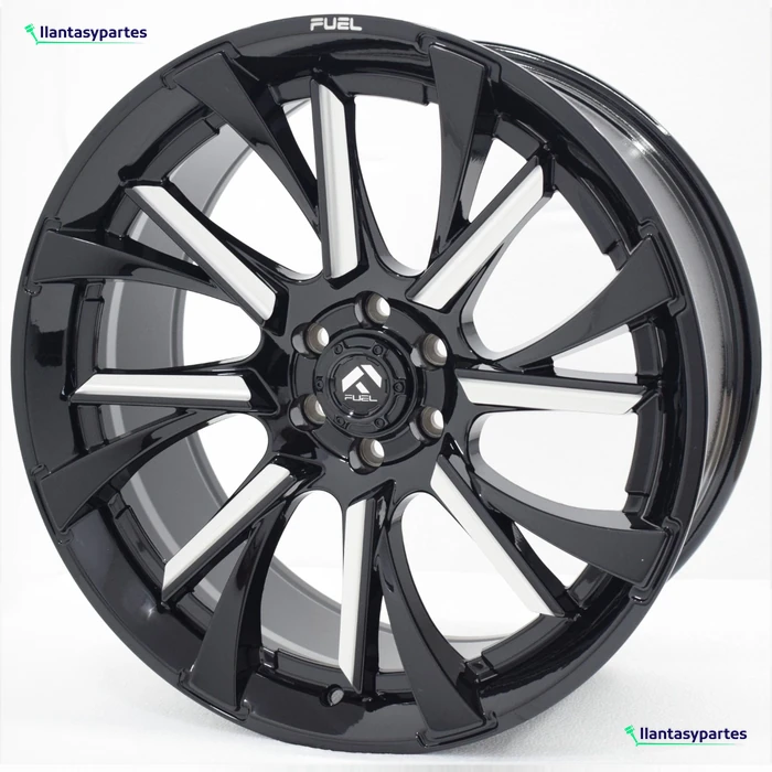 Rines de Lujo Velante Wheels Rin FF91 Negro con fresado plateado - 5