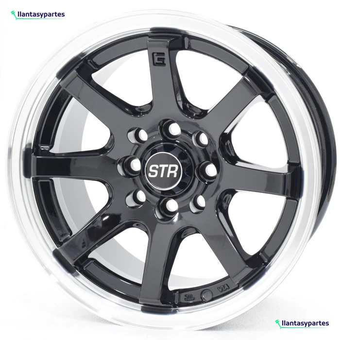 Velante Wheels Rin 826 Negro con pestaña diamantada
