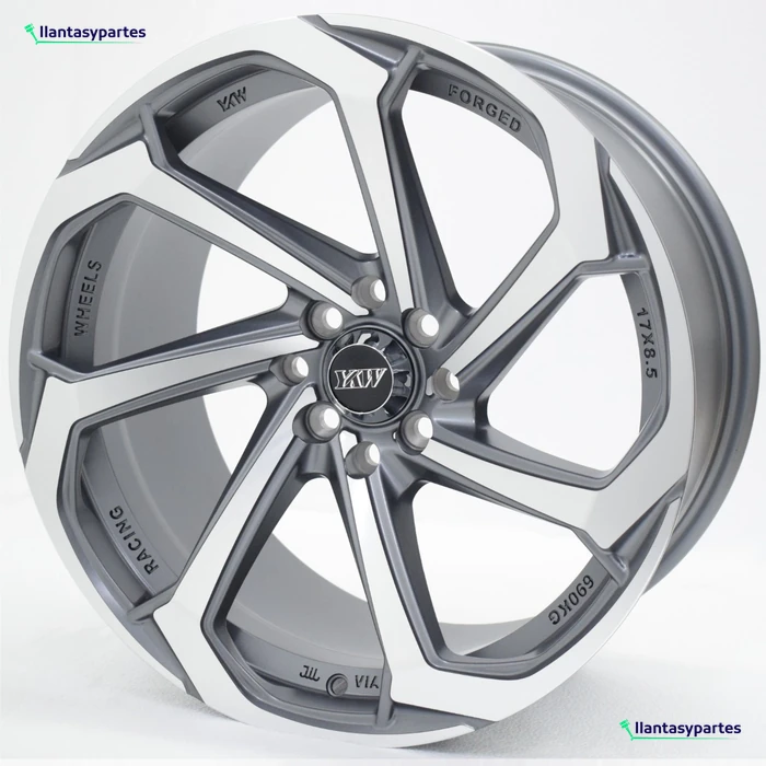 Velante Wheels Rin 7038 Gris oscuro con cara diamantada