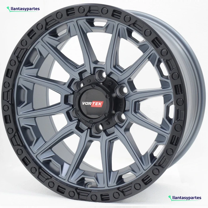 Rines de Lujo Velante Wheels Rin KF15 Gris oscuro metalizado con aro negro - 2