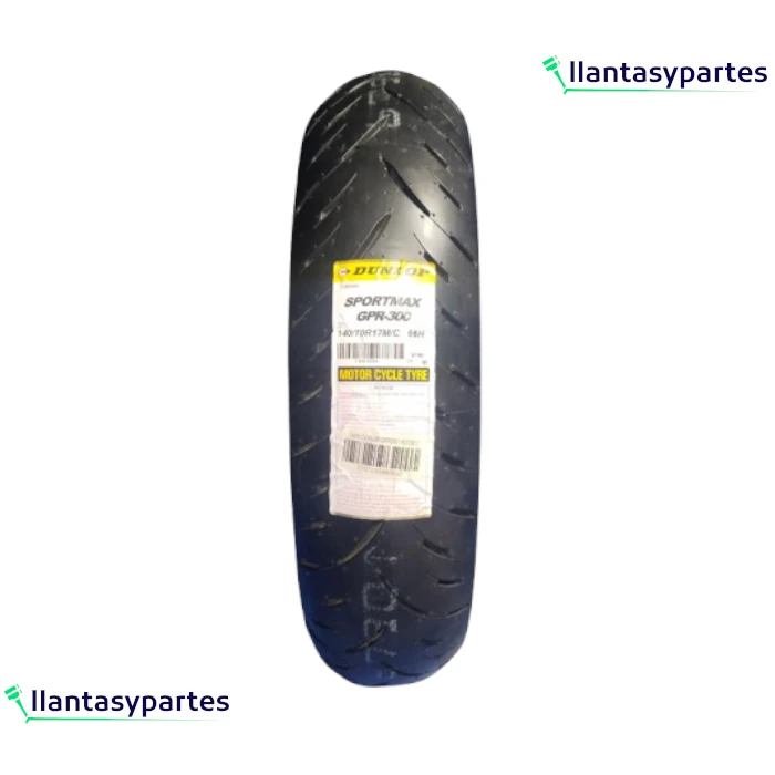 Llantas Dunlop Motorcycle GPR-300
                                         140/70R17-2