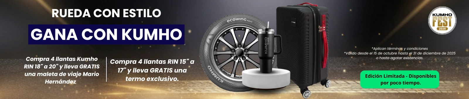 Kumho Fest 2025 - desktop banner