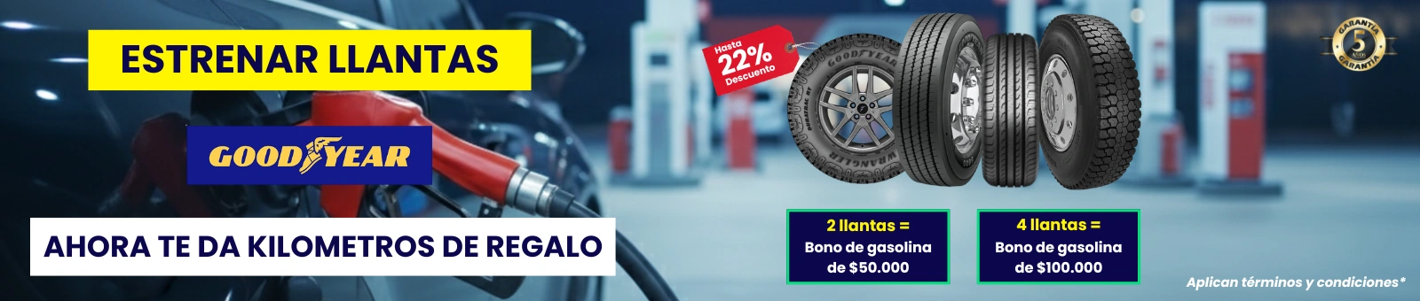 Rueda y Gana con Goodyear - desktop banner